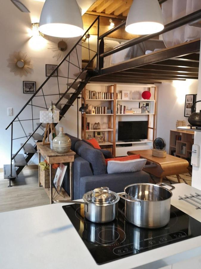Authentic Loft With Mezzanine & Exposed Stones Heart Of Lyon Apartment Exterior photo